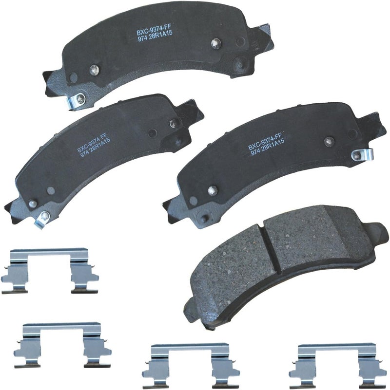 Bendix Premium SBC974 Ceramic Rear Brake Pads for Select Models Chevrolet Express 2500, 3500, Cargo, Pasajeros, GMC Savana 4500 - Image 1